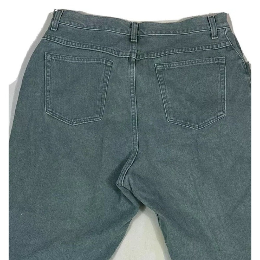 VTG Wrangler for women Mom jeans Size 16 31x28 light green Denim High Rise USA